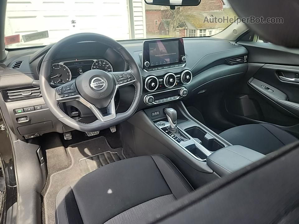 2021 Nissan Sentra Sv Черный vin: 3N1AB8CV0MY232648