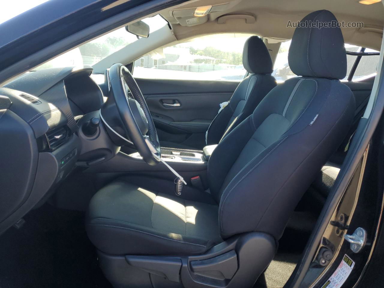 2021 Nissan Sentra Sv Черный vin: 3N1AB8CV0MY237123