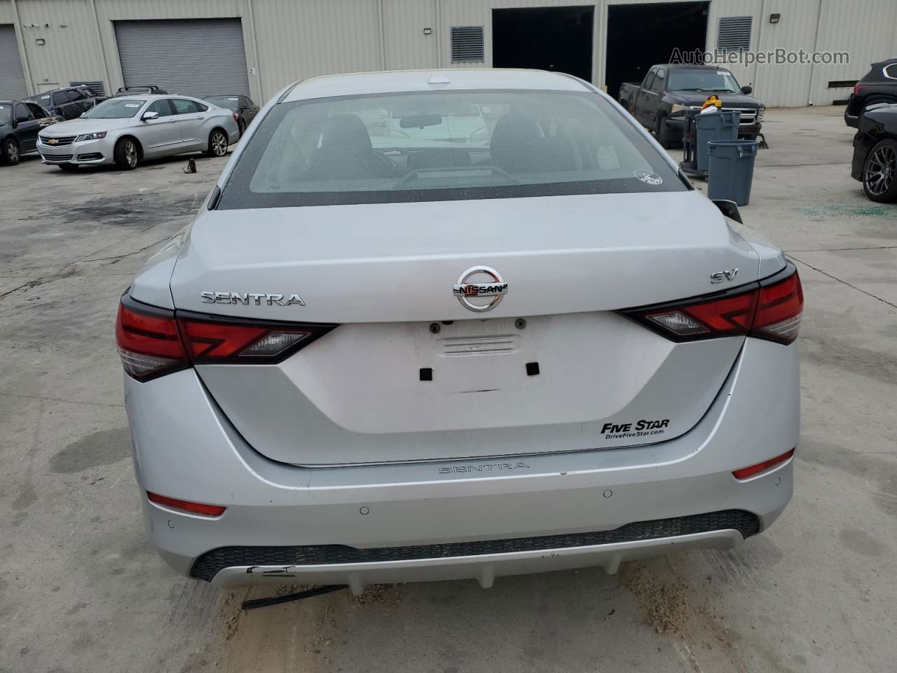 2021 Nissan Sentra Sv Silver vin: 3N1AB8CV0MY293708