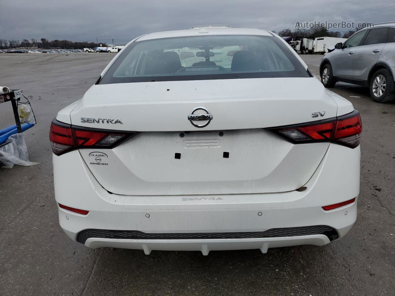 2023 Nissan Sentra Sv White vin: 3N1AB8CV0PY237563