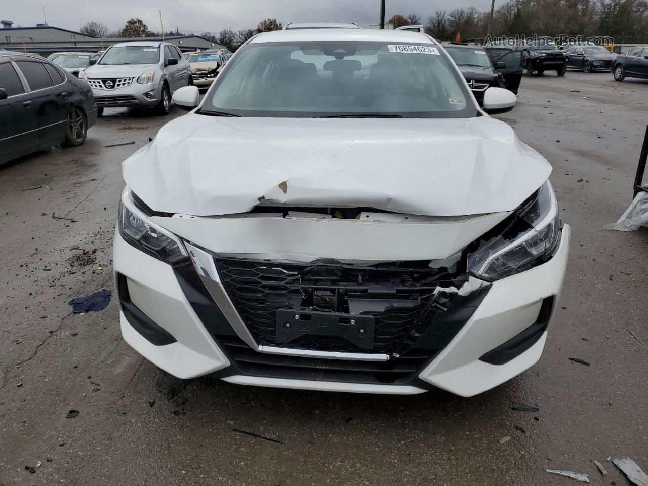 2023 Nissan Sentra Sv White vin: 3N1AB8CV0PY237563