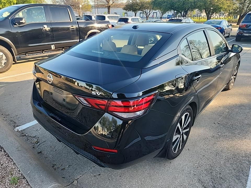 2023 Nissan Sentra Sv Black vin: 3N1AB8CV0PY243539