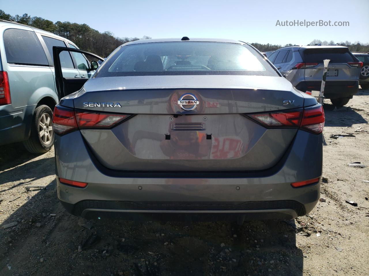 2023 Nissan Sentra Sv Gray vin: 3N1AB8CV0PY293339