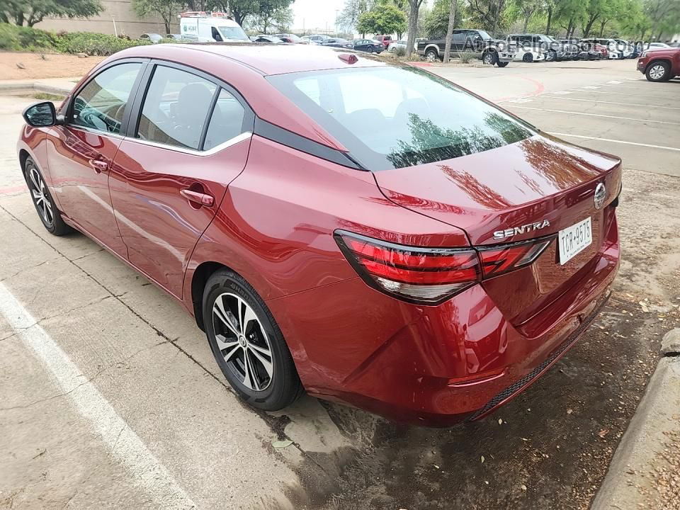 2023 Nissan Sentra Sv Red vin: 3N1AB8CV0PY311032