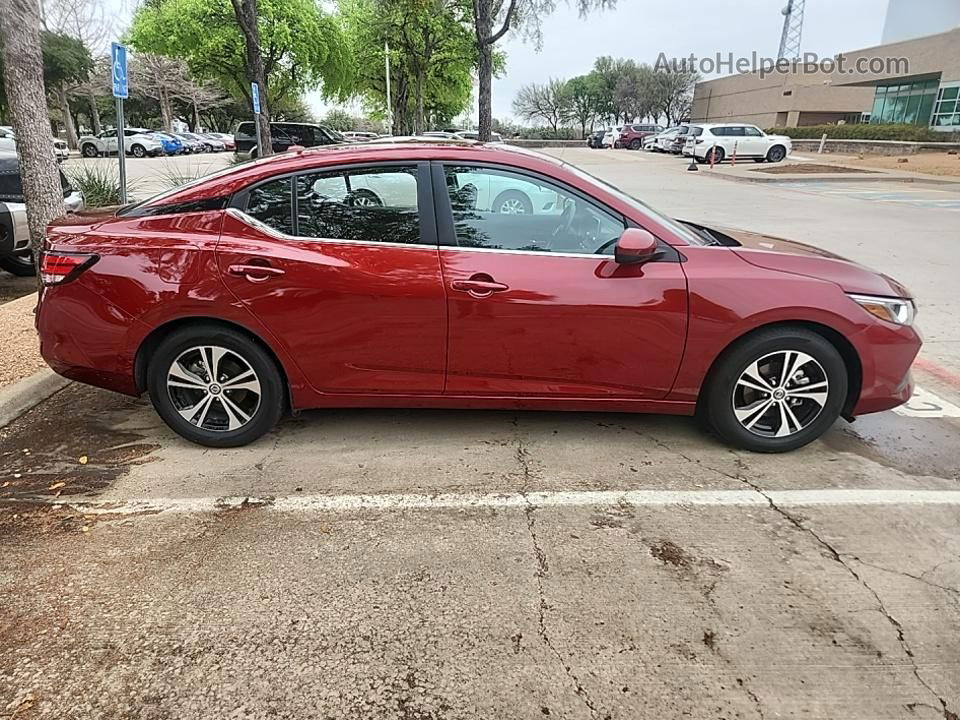 2023 Nissan Sentra Sv Red vin: 3N1AB8CV0PY311032