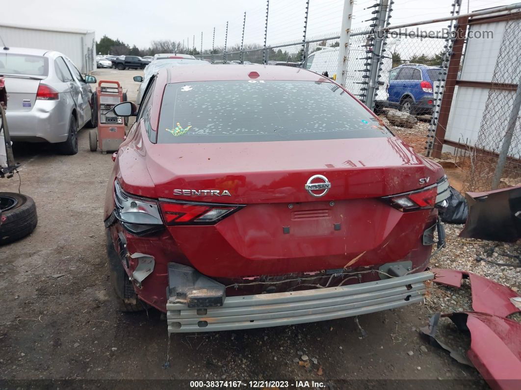 2020 Nissan Sentra Sv Xtronic Cvt Red vin: 3N1AB8CV1LY227084