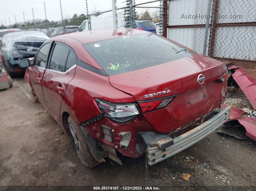 2020 Nissan Sentra Sv Xtronic Cvt Red vin: 3N1AB8CV1LY227084