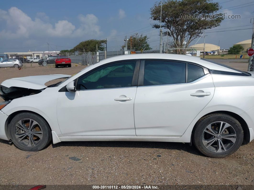 2020 Nissan Sentra Sv Xtronic Cvt White vin: 3N1AB8CV1LY260652