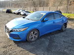 2020 Nissan Sentra Sv Blue vin: 3N1AB8CV1LY271585