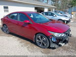 2020 Nissan Sentra Sv Xtronic Cvt Red vin: 3N1AB8CV1LY272963