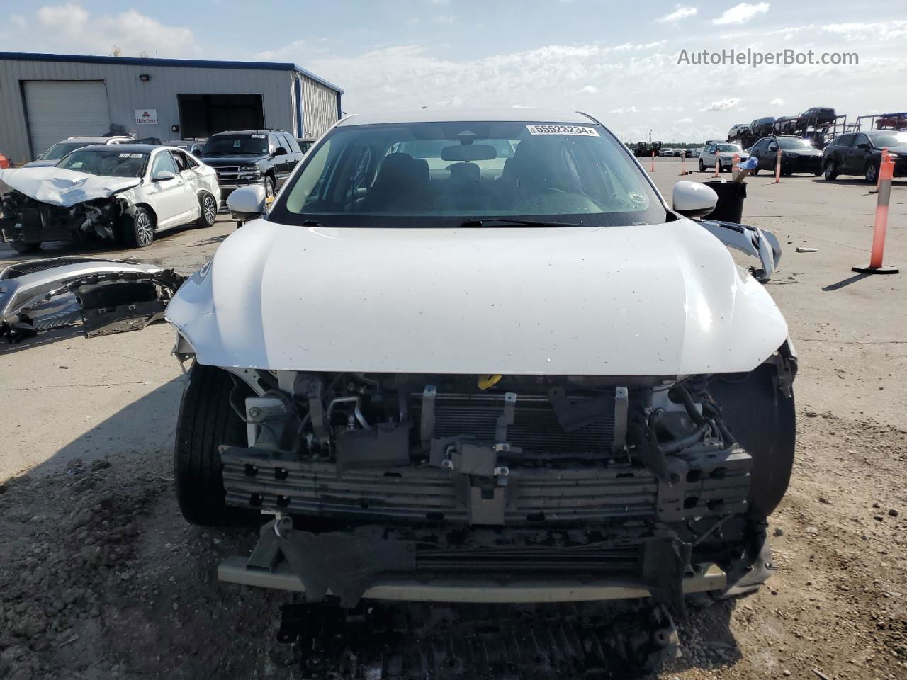 2020 Nissan Sentra Sv White vin: 3N1AB8CV1LY279086