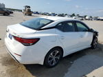 2020 Nissan Sentra Sv White vin: 3N1AB8CV1LY279086