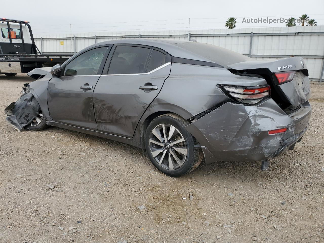 2020 Nissan Sentra Sv Gray vin: 3N1AB8CV1LY302155