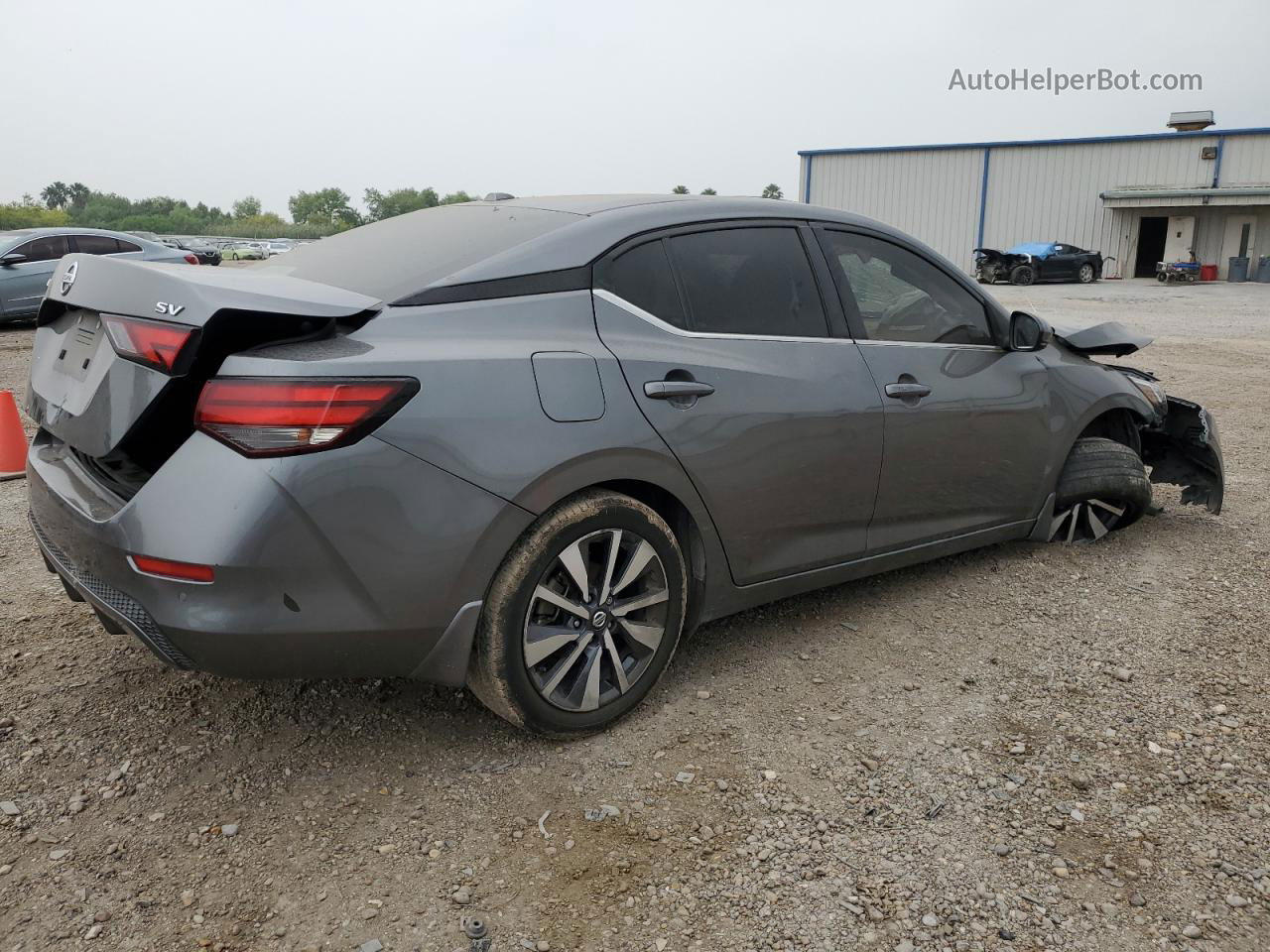 2020 Nissan Sentra Sv Gray vin: 3N1AB8CV1LY302155