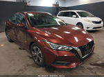 2020 Nissan Sentra Sv Xtronic Cvt Maroon vin: 3N1AB8CV1LY313219