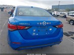 2021 Nissan Sentra Sv Xtronic Cvt Синий vin: 3N1AB8CV1MY235817