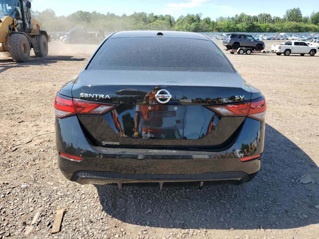 2021 Nissan Sentra Sv Black vin: 3N1AB8CV1MY314503