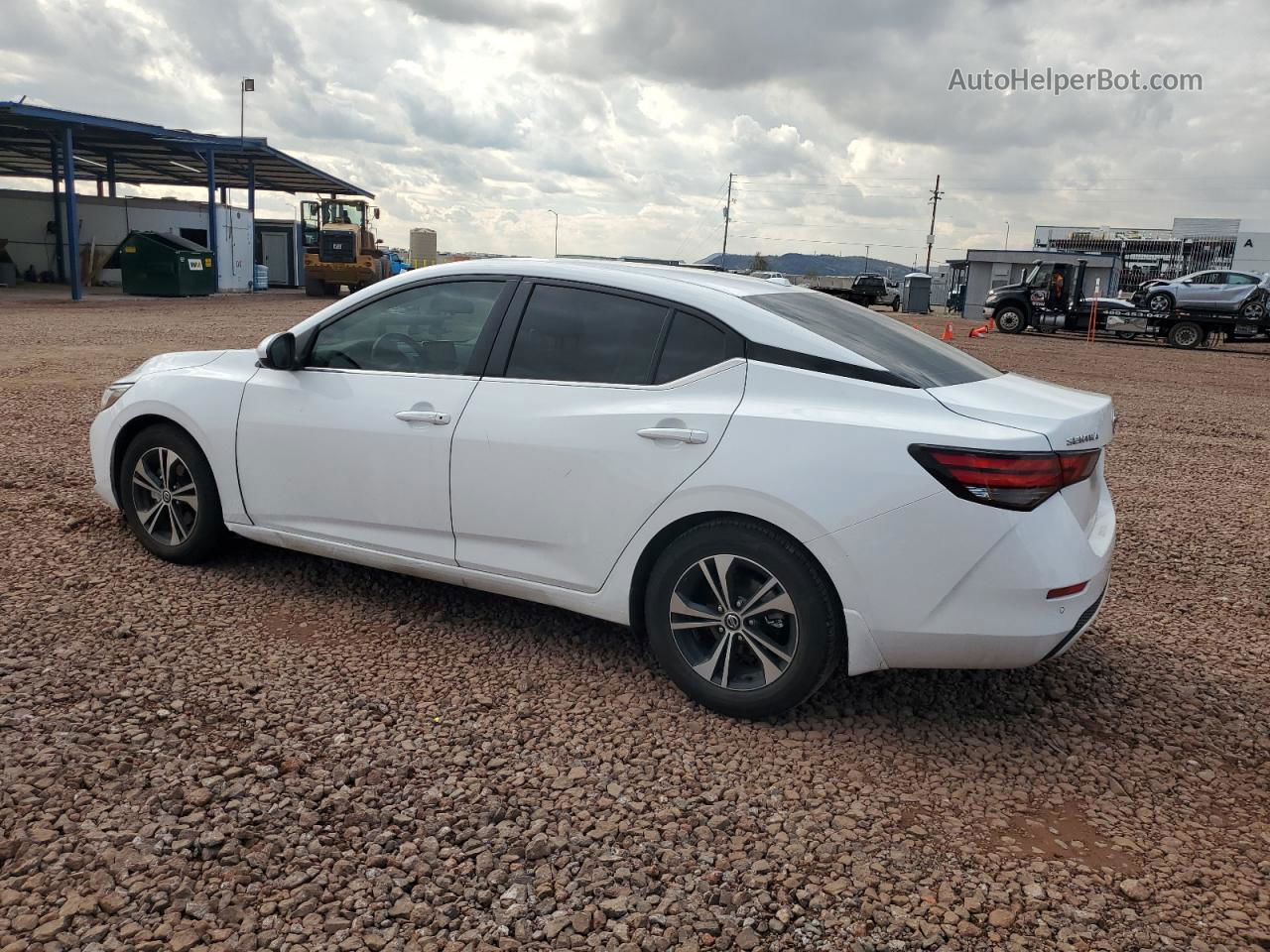 2021 Nissan Sentra Sv White vin: 3N1AB8CV1MY326425