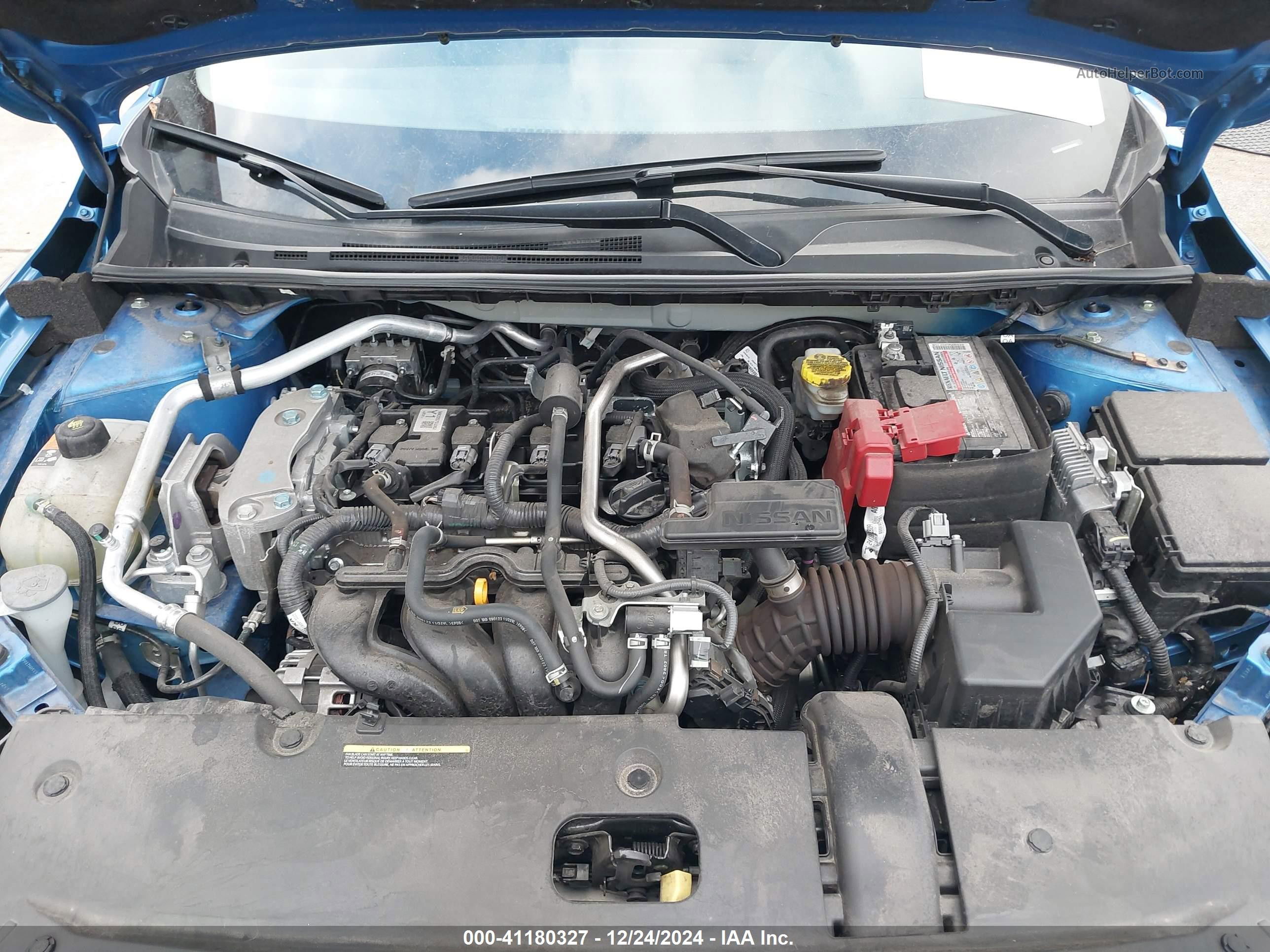 2023 Nissan Sentra Sv Xtronic Cvt Синий vin: 3N1AB8CV1PY277411