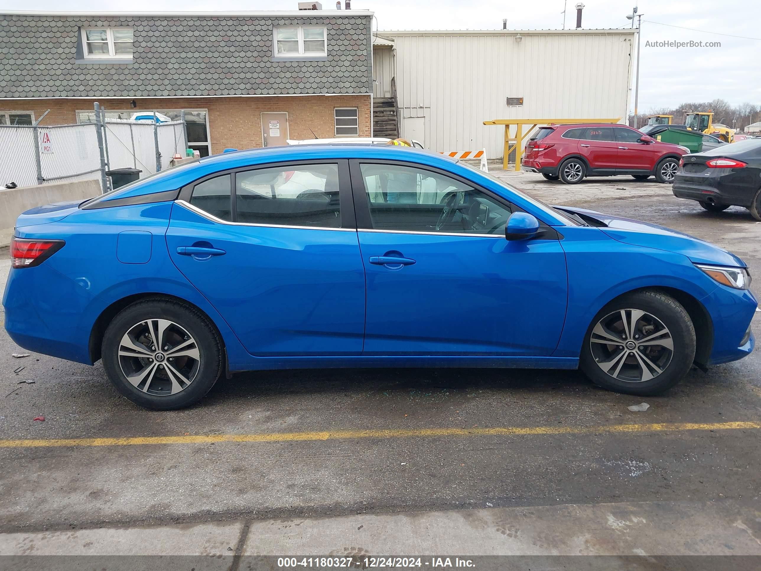 2023 Nissan Sentra Sv Xtronic Cvt Синий vin: 3N1AB8CV1PY277411