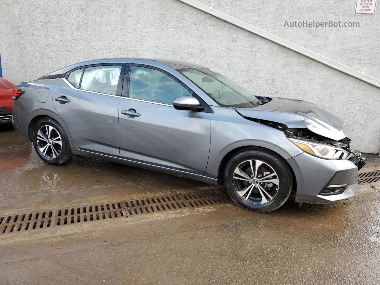 2023 Nissan Sentra Sv Gray vin: 3N1AB8CV1PY281569