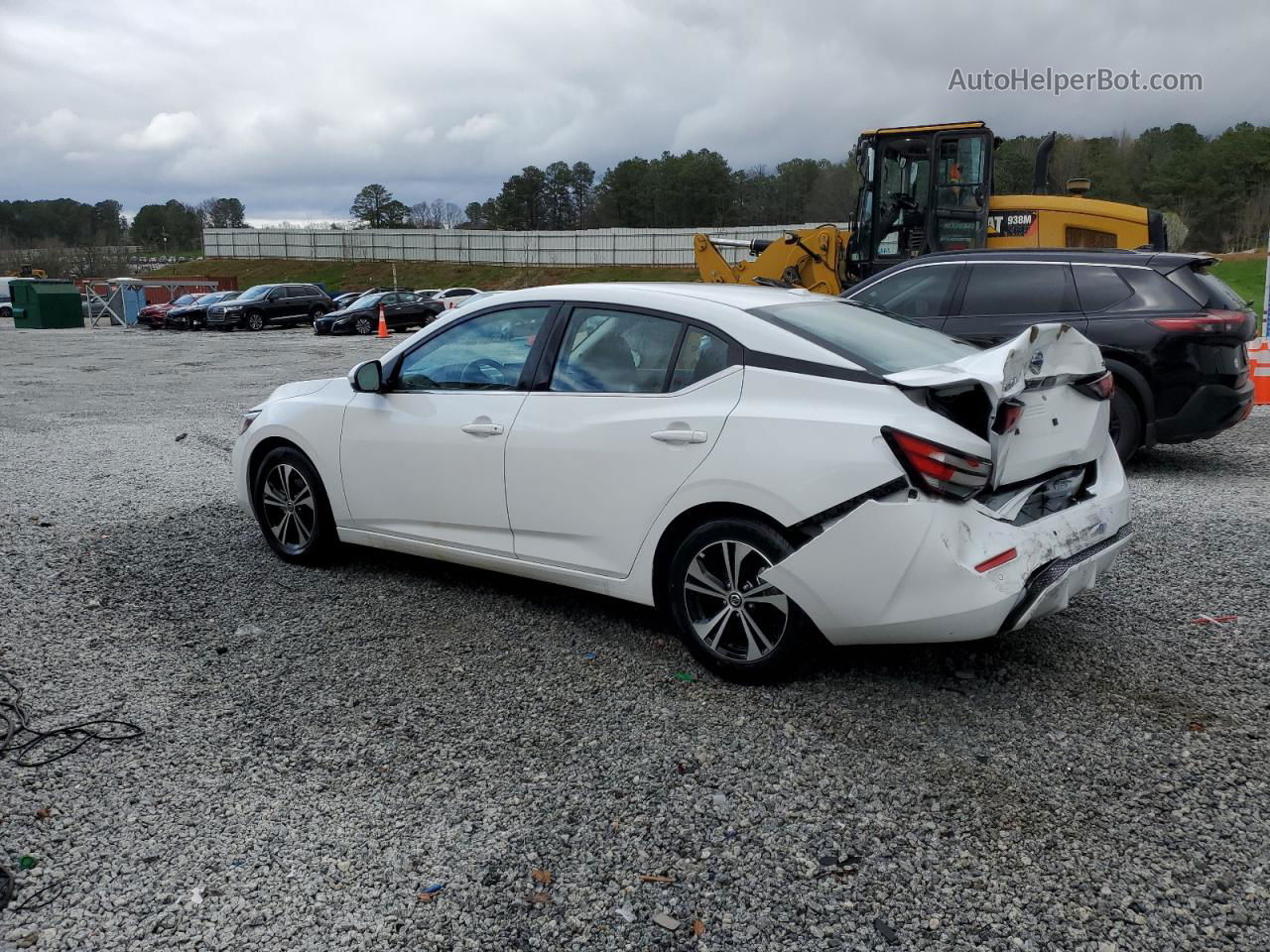 2023 Nissan Sentra Sv White vin: 3N1AB8CV1PY293205