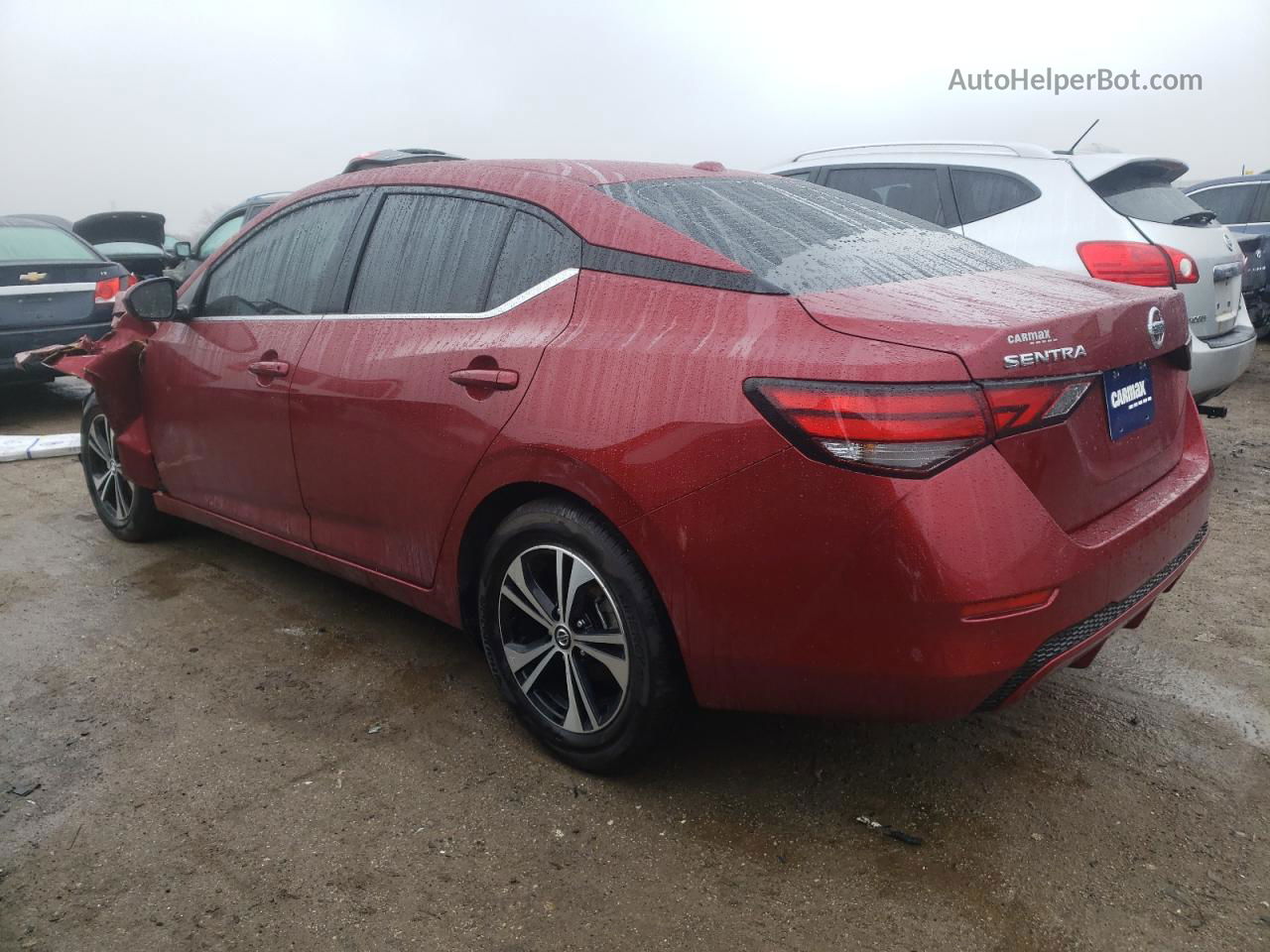 2023 Nissan Sentra Sv Red vin: 3N1AB8CV1PY298811