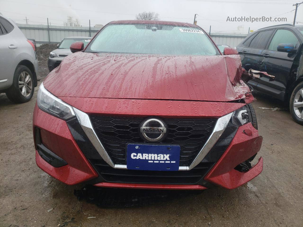 2023 Nissan Sentra Sv Red vin: 3N1AB8CV1PY298811