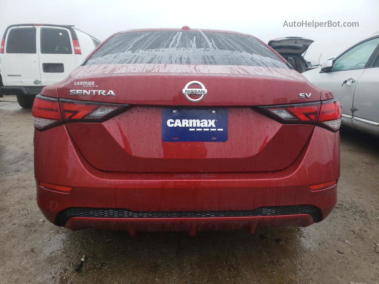 2023 Nissan Sentra Sv Red vin: 3N1AB8CV1PY298811