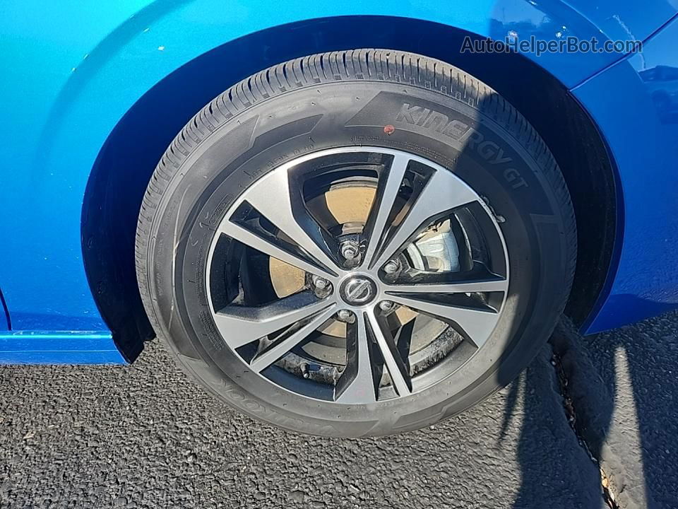 2023 Nissan Sentra Sv Синий vin: 3N1AB8CV1PY313761