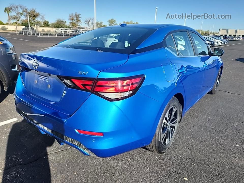 2023 Nissan Sentra Sv Blue vin: 3N1AB8CV1PY313761