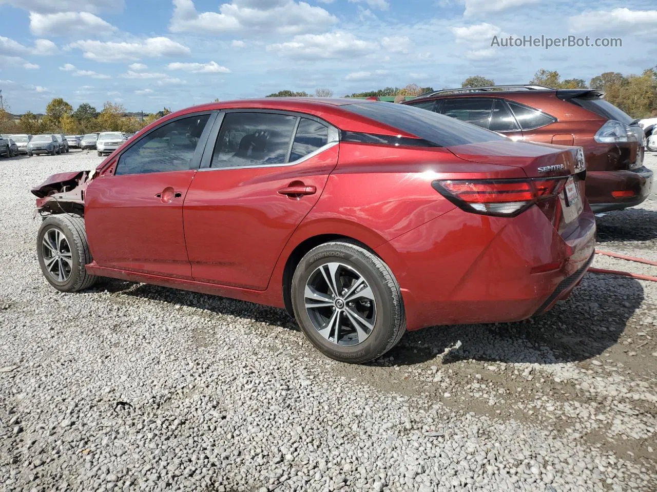 2023 Nissan Sentra Sv Red vin: 3N1AB8CV1PY322203