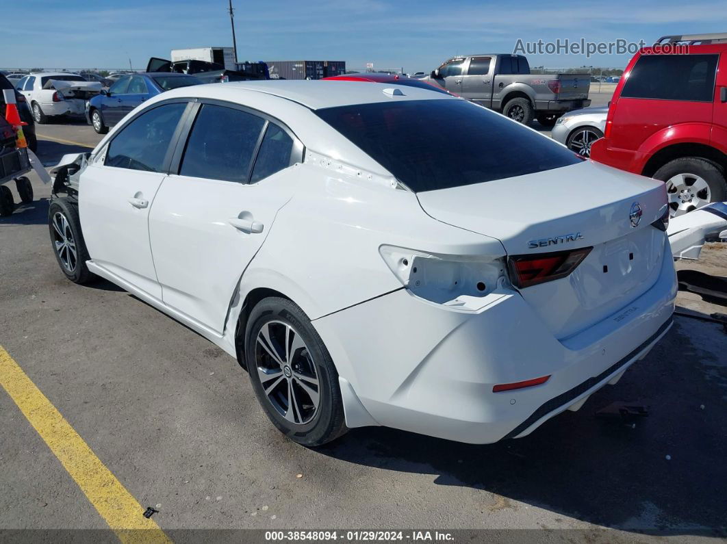 2020 Nissan Sentra Sv Xtronic Cvt Белый vin: 3N1AB8CV2LY221925