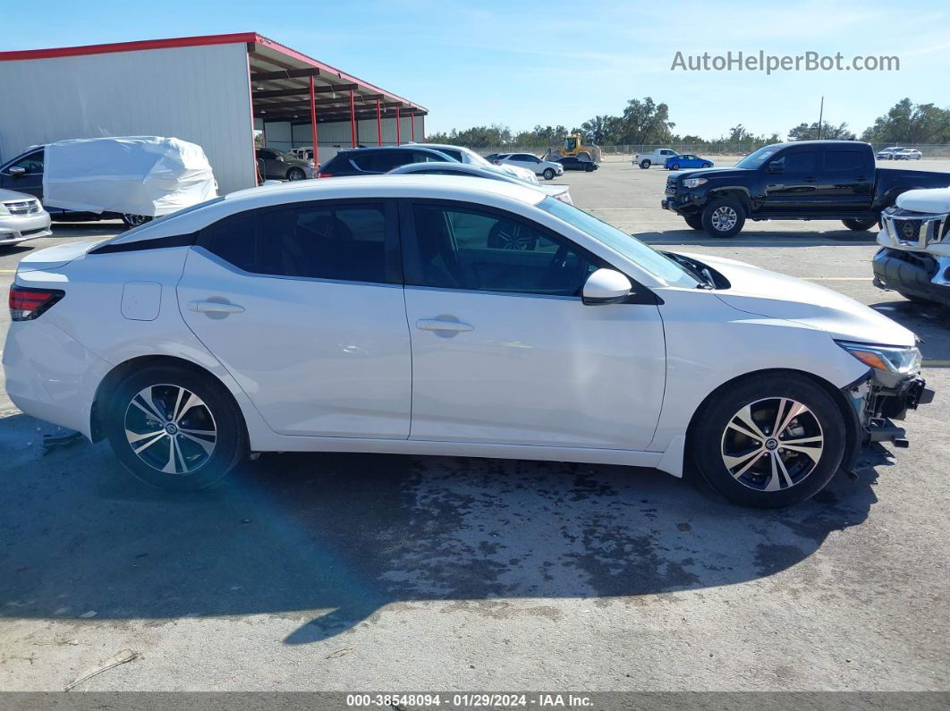 2020 Nissan Sentra Sv Xtronic Cvt White vin: 3N1AB8CV2LY221925