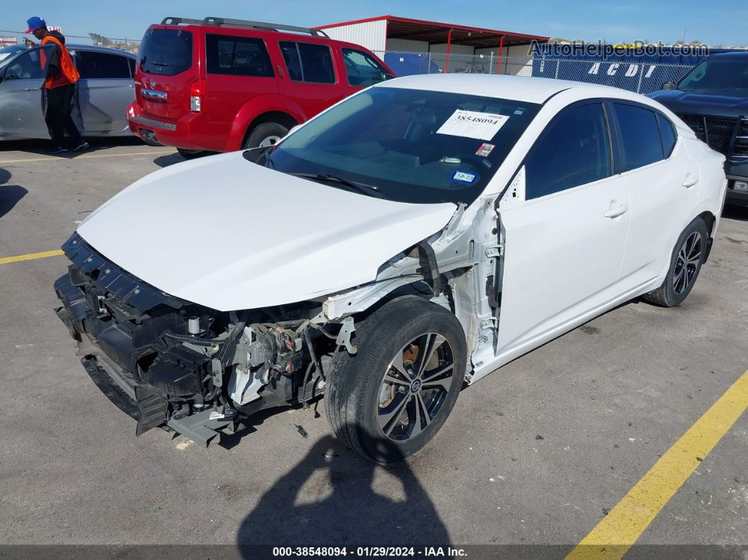 2020 Nissan Sentra Sv Xtronic Cvt White vin: 3N1AB8CV2LY221925