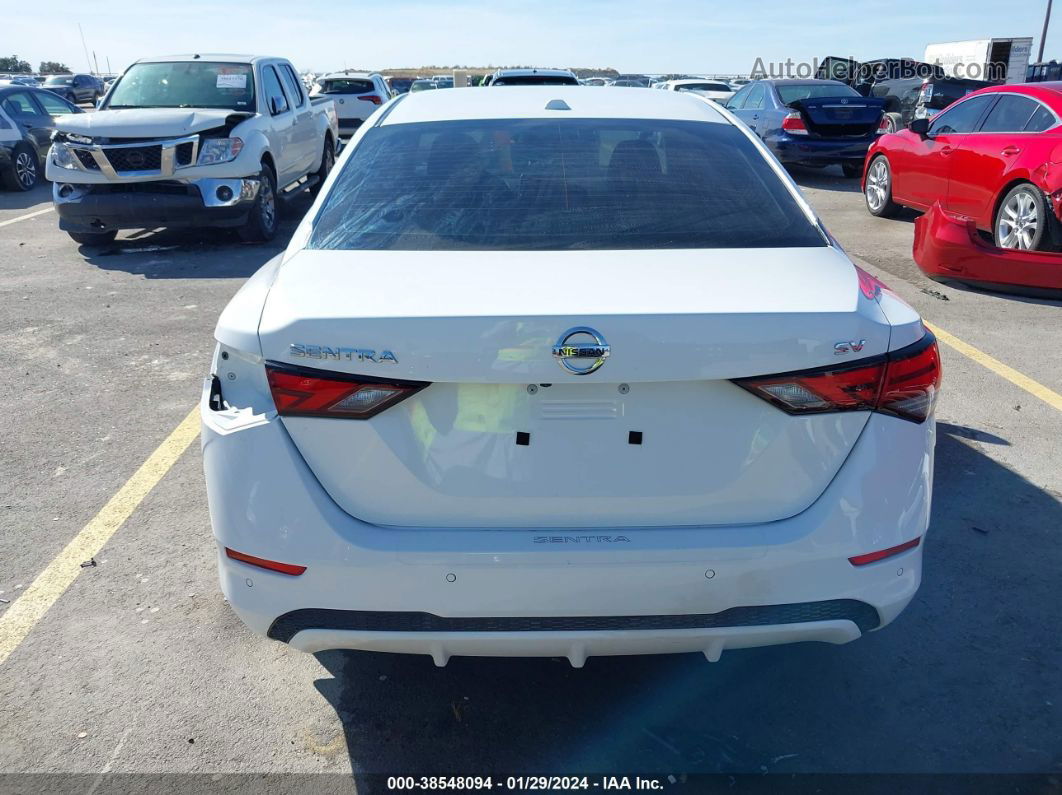 2020 Nissan Sentra Sv Xtronic Cvt Белый vin: 3N1AB8CV2LY221925