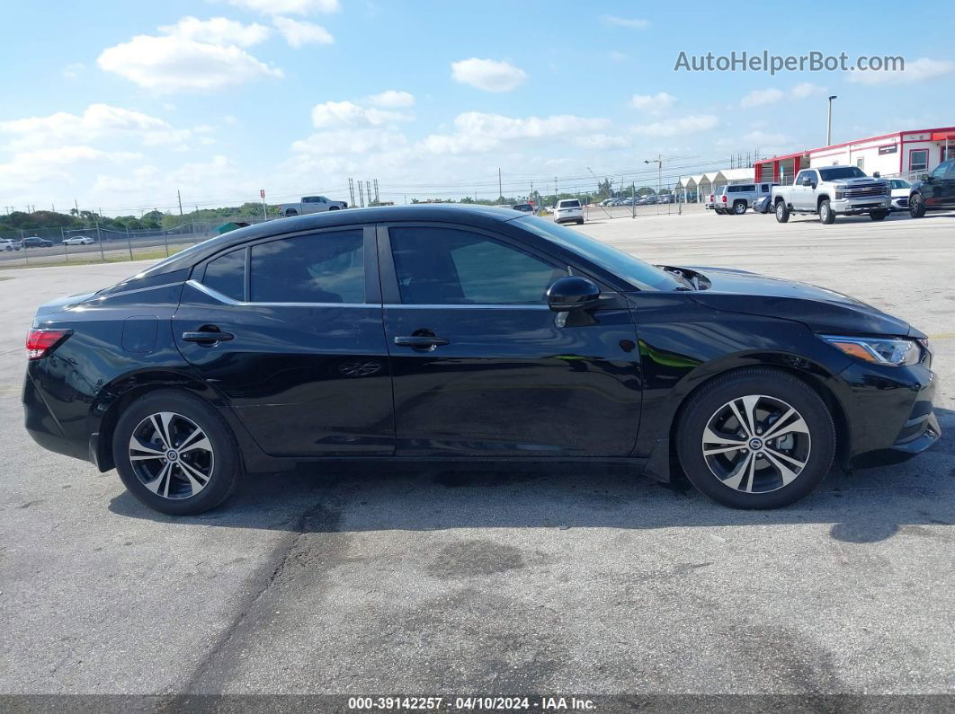 2020 Nissan Sentra Sv Xtronic Cvt Black vin: 3N1AB8CV2LY231922