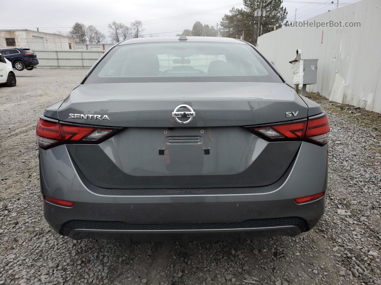 2020 Nissan Sentra Sv Gray vin: 3N1AB8CV2LY273832