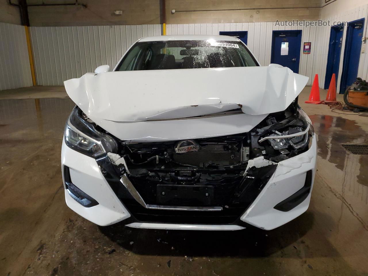 2020 Nissan Sentra Sv White vin: 3N1AB8CV2LY298164