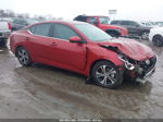 2021 Nissan Sentra Sv Red vin: 3N1AB8CV2MY263609