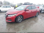 2021 Nissan Sentra Sv Red vin: 3N1AB8CV2MY263609