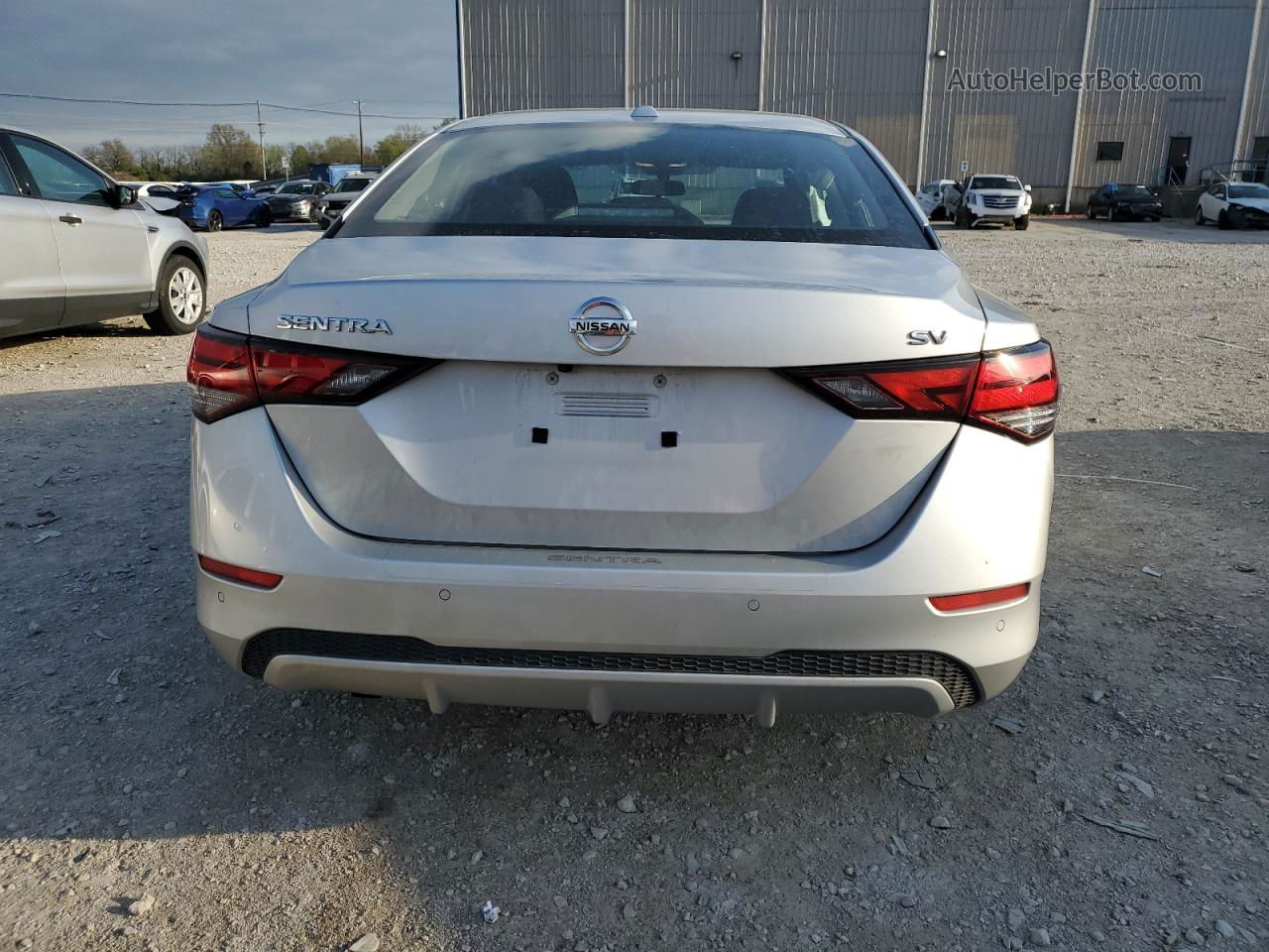 2021 Nissan Sentra Sv Silver vin: 3N1AB8CV2MY307673