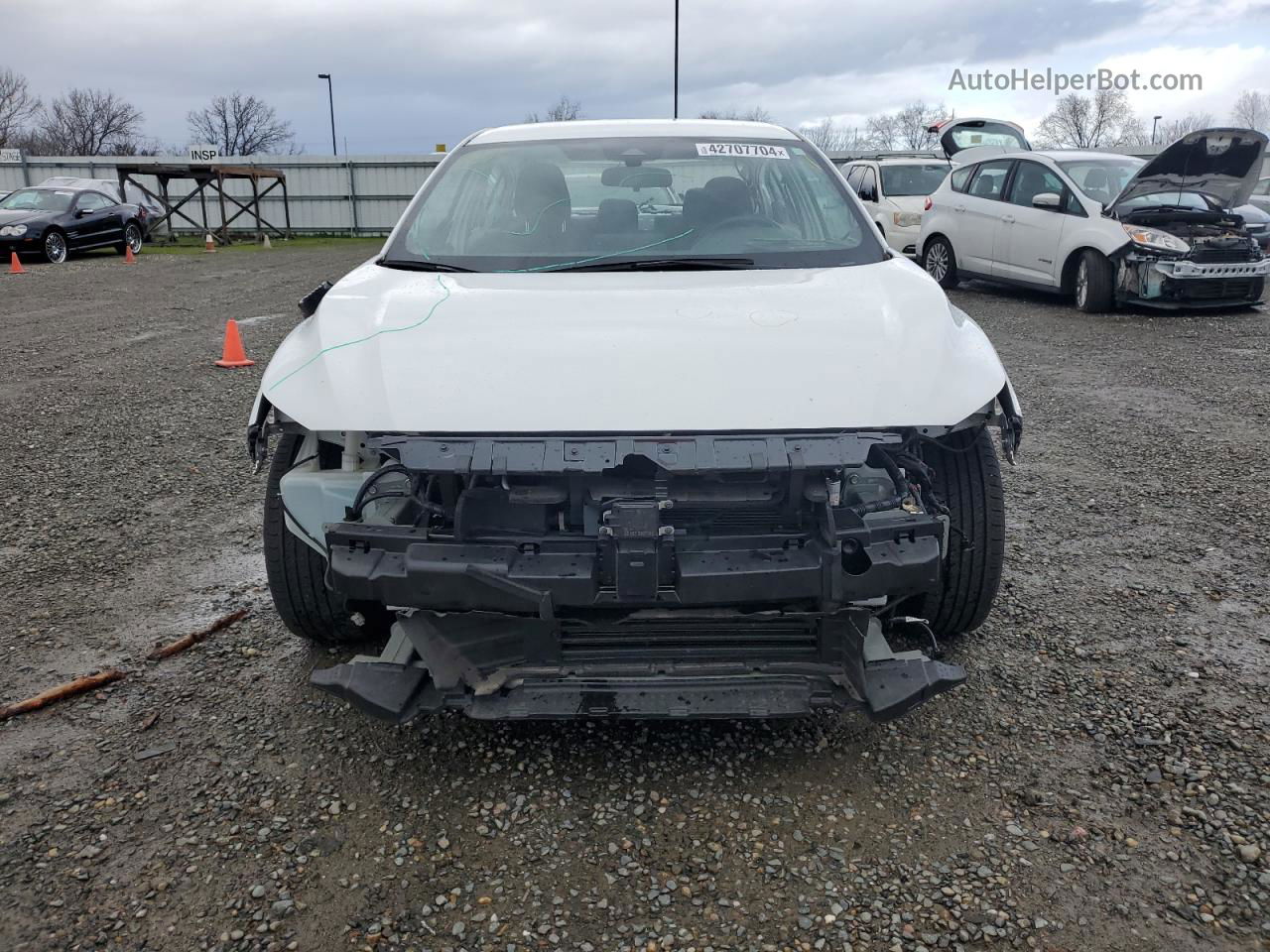 2021 Nissan Sentra Sv White vin: 3N1AB8CV2MY317118