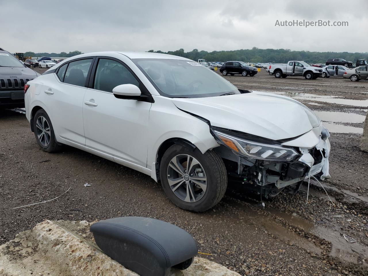 2023 Nissan Sentra Sv White vin: 3N1AB8CV2PY242215