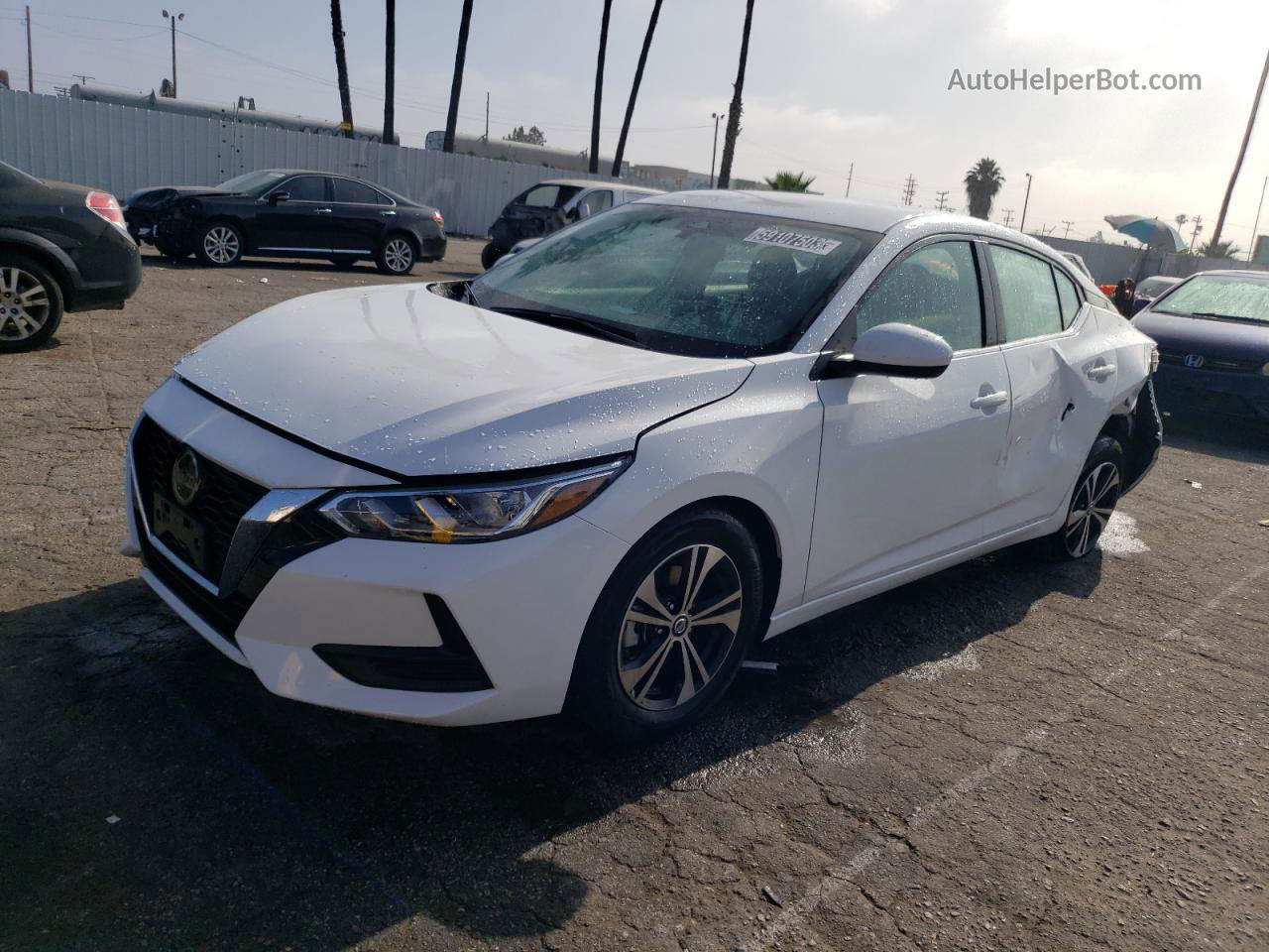 2023 Nissan Sentra Sv White vin: 3N1AB8CV2PY278423