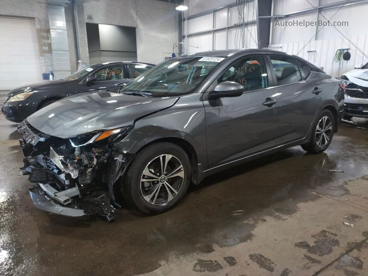 2023 Nissan Sentra Sv Gray vin: 3N1AB8CV2PY288675