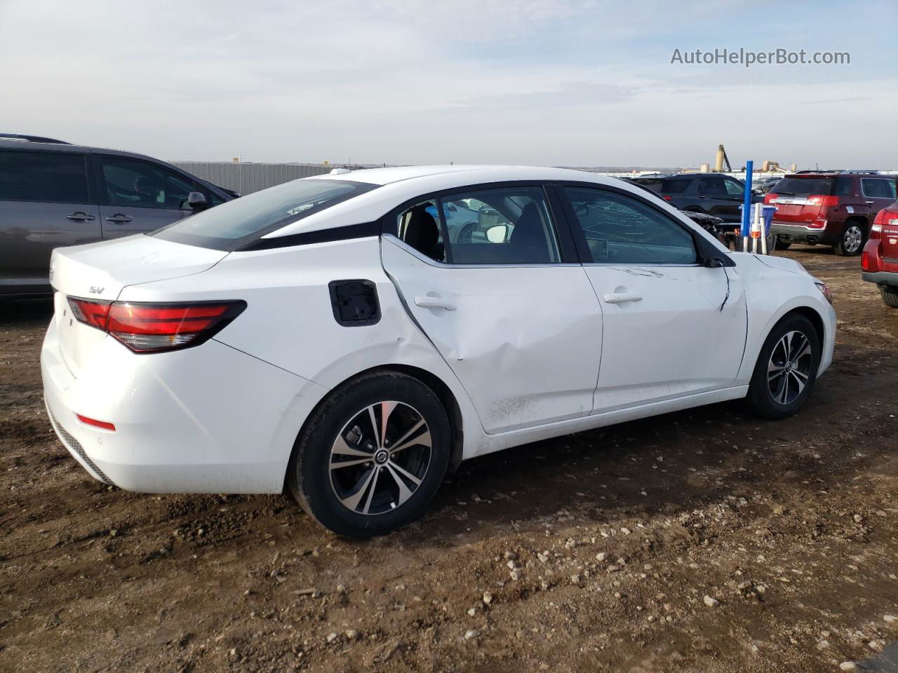 2023 Nissan Sentra Sv White vin: 3N1AB8CV2PY298204