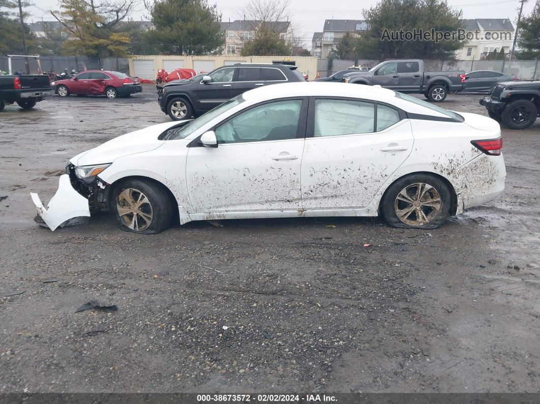 2020 Nissan Sentra Sv Xtronic Cvt White vin: 3N1AB8CV3LY212439