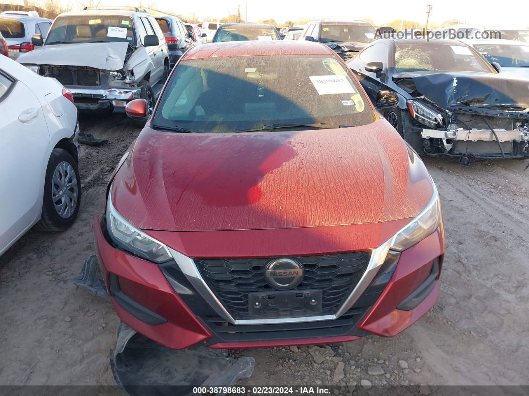 2020 Nissan Sentra Sv Xtronic Cvt Красный vin: 3N1AB8CV3LY231721