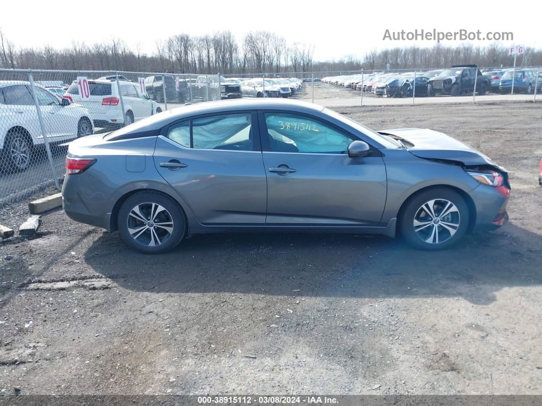 2020 Nissan Sentra Sv Xtronic Cvt Серый vin: 3N1AB8CV3LY299159